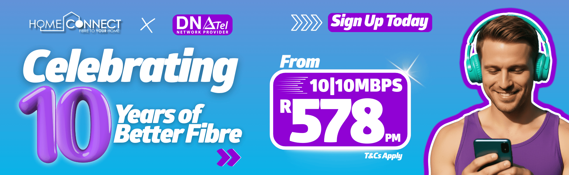 Get connected at blazing speedstab